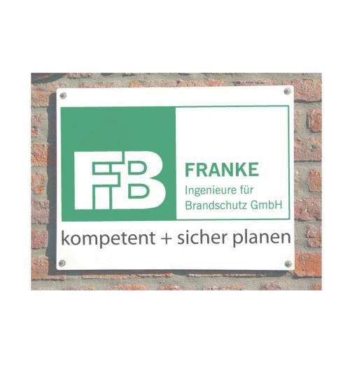 Schild Aluverbund Außen individuelles Format