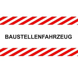 Haftfolie 'Baustellenfahrzeug' 60 x 30cm