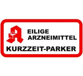 Aufkleber 'Eilige Arzneimittel' 50x23cm